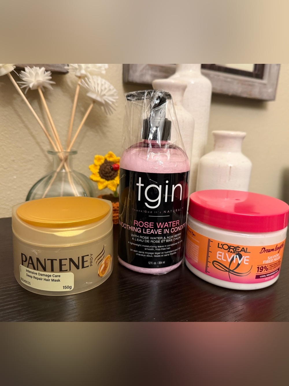 L'Oreal Elvive - Pantene - tgin- Hair Care Masks Leave In Conditioner Bundle New